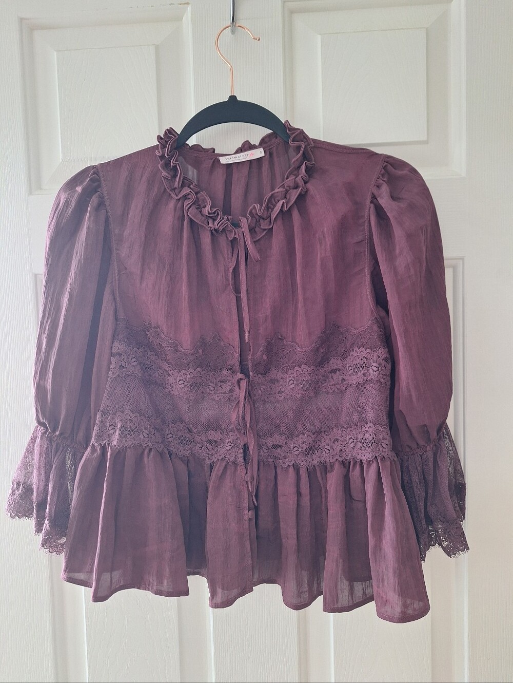 NWOT Free People Intimately Bed Jacket Size Small